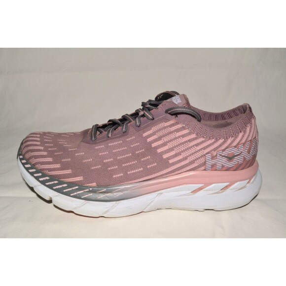 Hoka One One Clifton 5 Women’s Running Shoes Mauve Pink Sz 6.5 - Picture 4 of 9